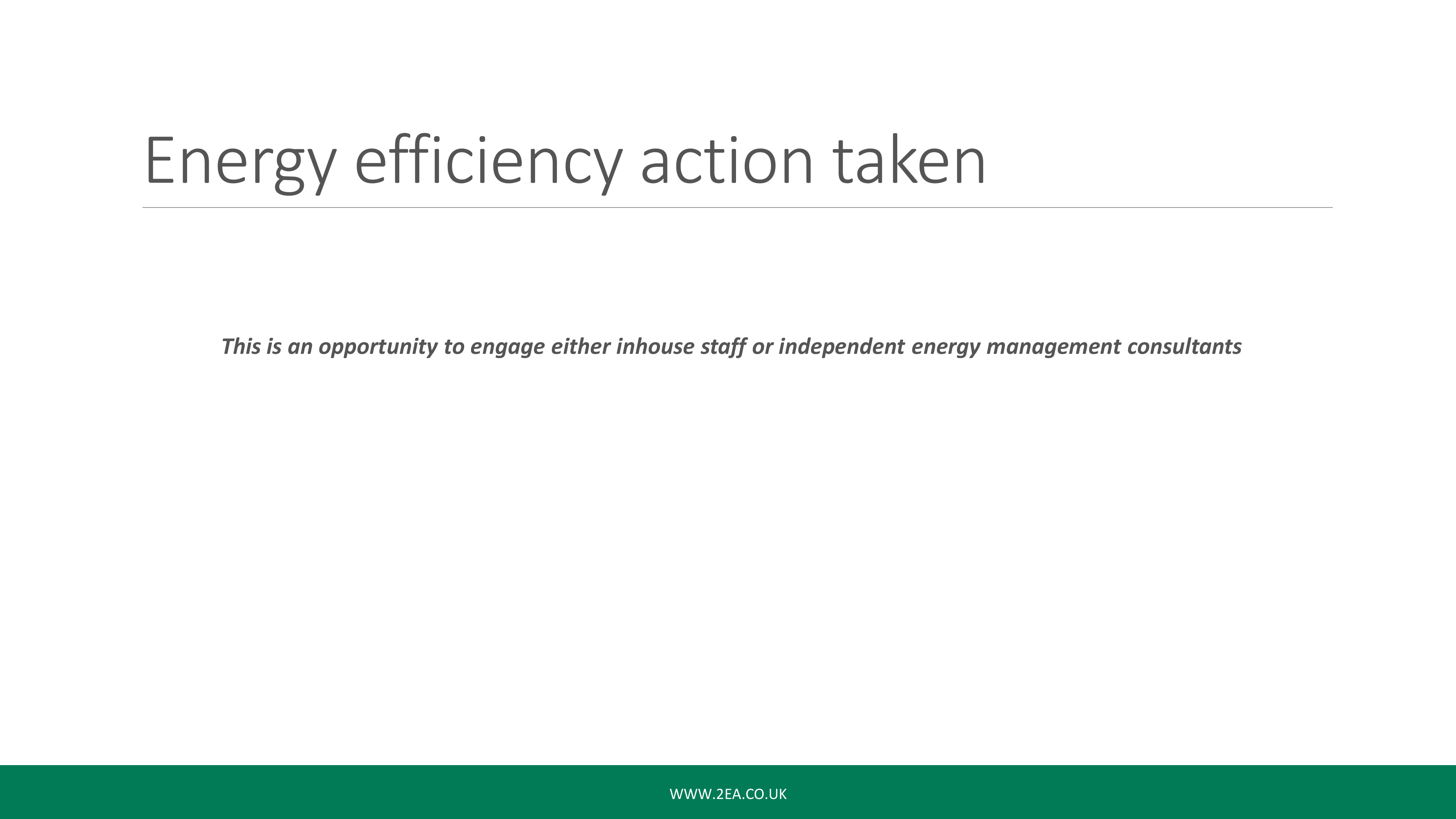 SECR Webinar: Energy Efficiency Action Taken
